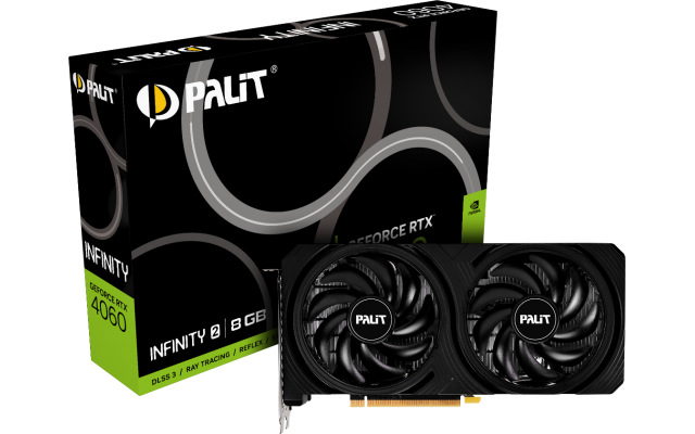 Tarjeta Video Palit RTX 4060 Infinity 2 8GB