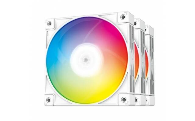 Fan Cooler Deepcool FC120 ARGB Negro 3 en 1
