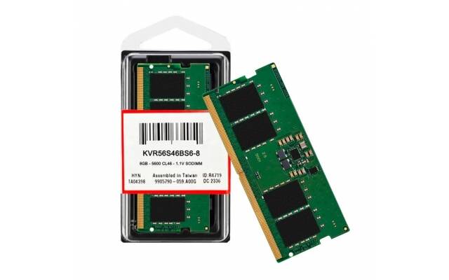 Memoria Kingston ValueRam DDR5 8GB 5600MHz sodimm