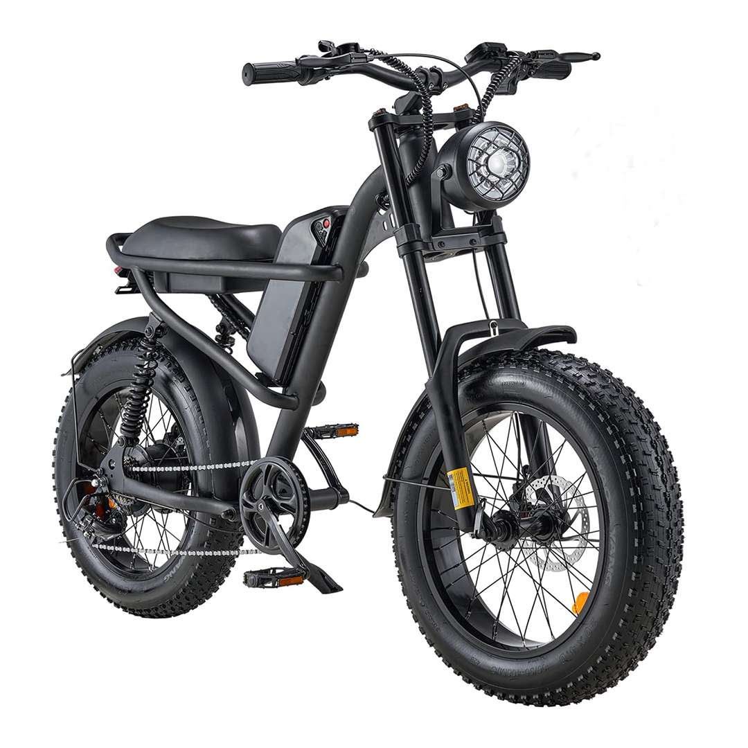 BICICLETA ELECTRICA TIPO MOTO GYROOR 20″ Z8 NEGRA