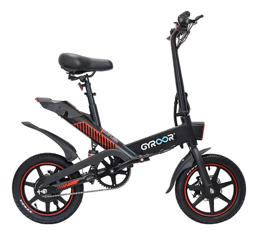 BICICLETA ELECTRICA GYROOR 14″ C3-14 NEGRA