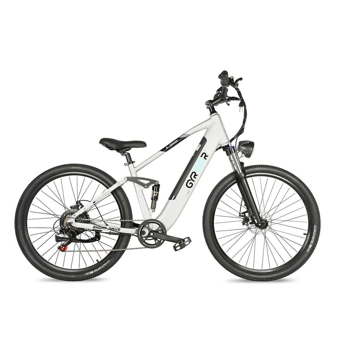 BICICLETA ELECTRICA GYROOR 27.5″ CD-2614 PLATEADA