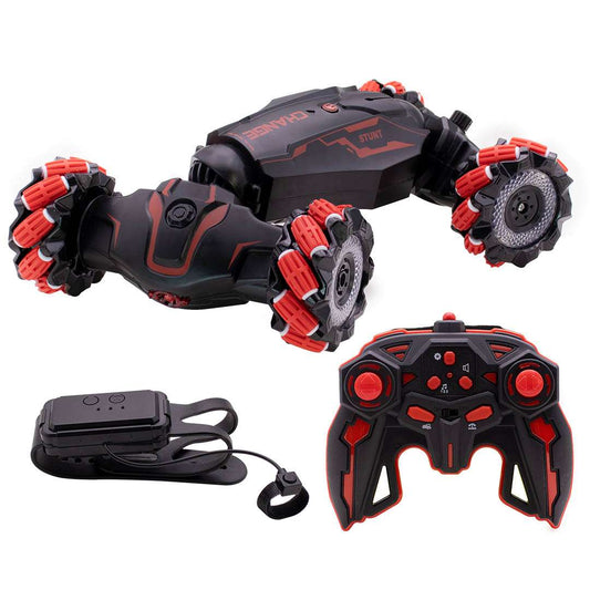 AUTO CON CONTROL REMOTO STUNT CLIMBING 360° ROJO