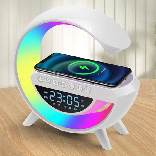 LAMPARA LED G CARGADOR RELOJ BLANCO