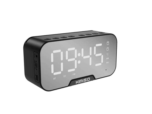 DESPERTADOR PARLANTE KIMISO K10 USB/BT RECTANGULAR