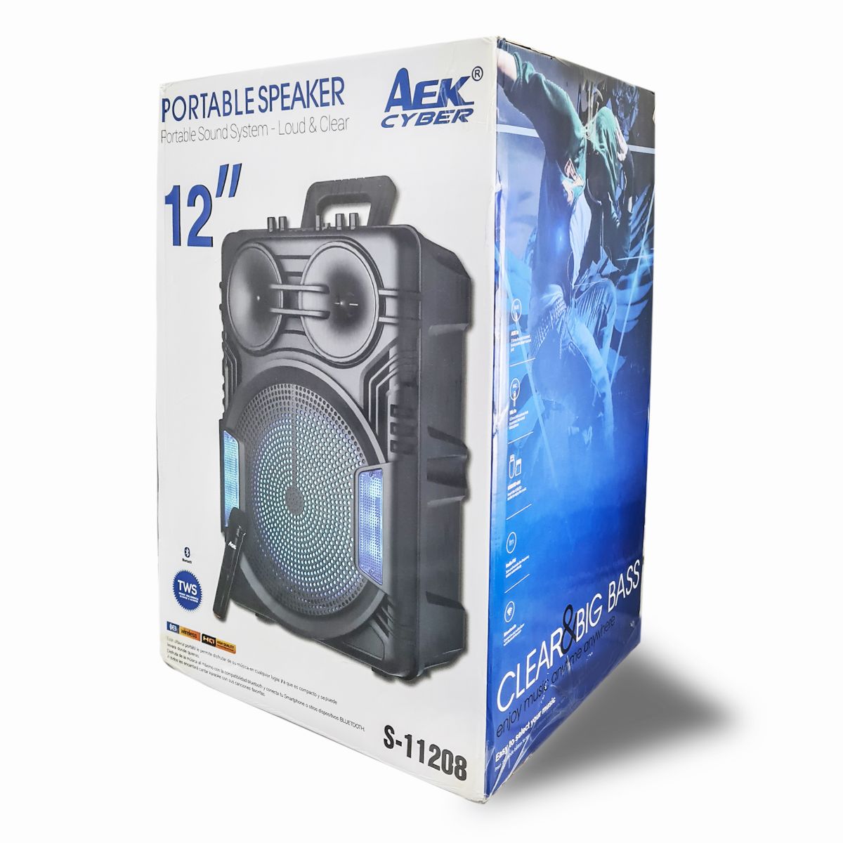 PARLANTE PORTABLE AEK 12″ S-11208