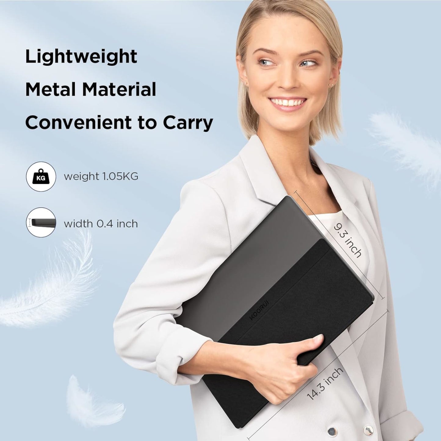 Monitor Portable Koorui 15,6" Ips FHD de 60hz