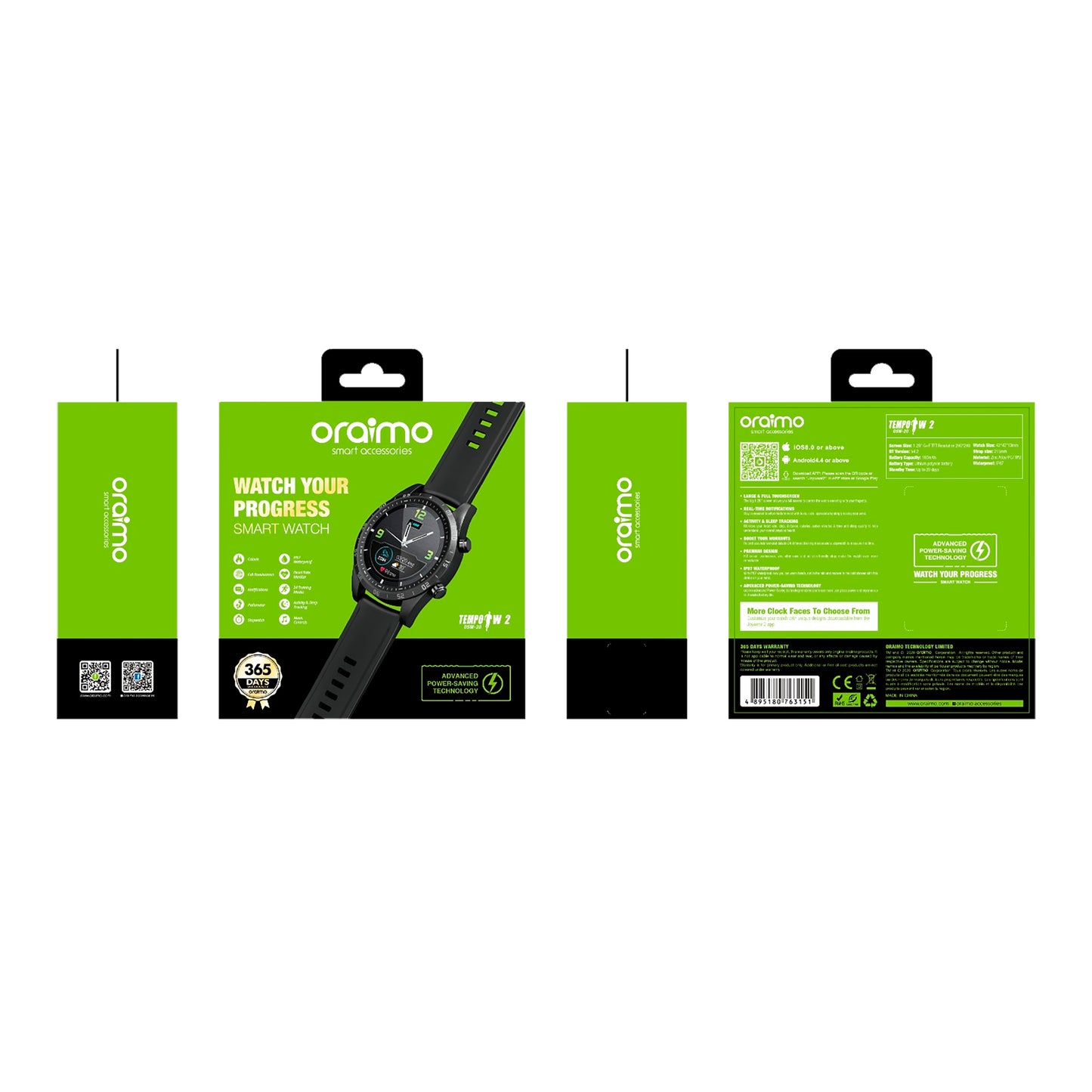 Smartwach Oraimo Tempo W2 Ip67