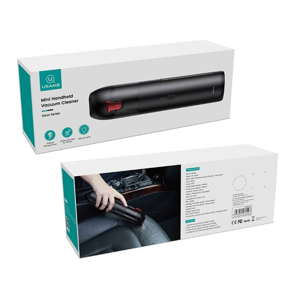 Aspirador Portátil USAMS Geoz Series 6000Pa