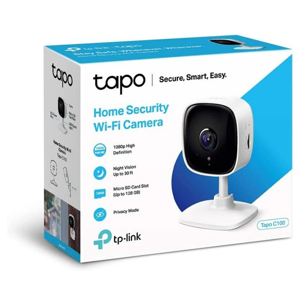 Cámara TP-LINK IP TAPO C100 HD Wireless V.Nocturna