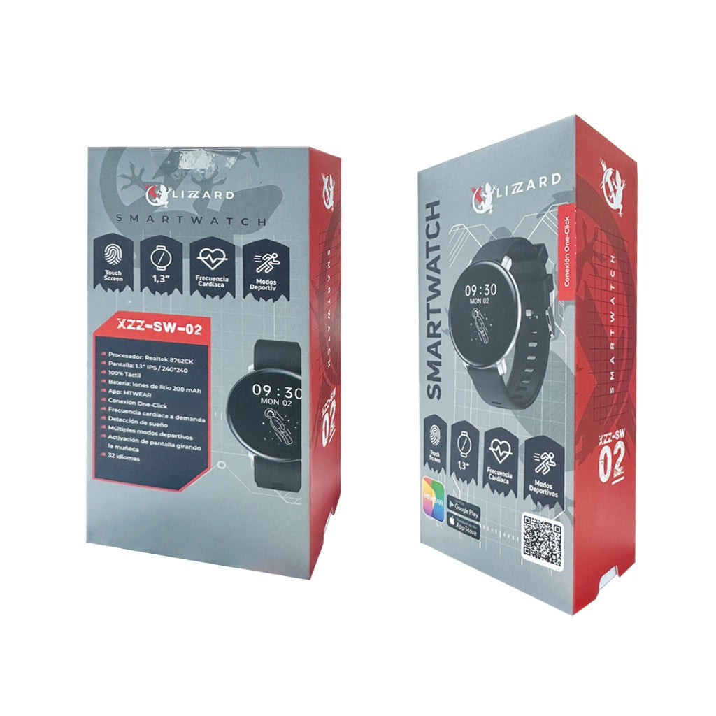 Smartwatch XZZ-SW-02 Negro