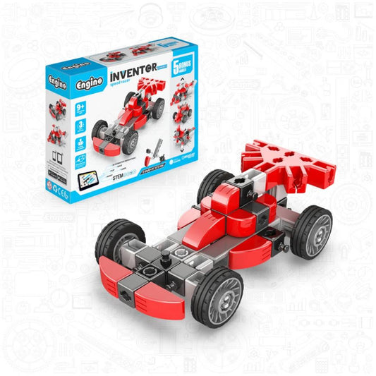 Juego de armar Auto de Carrera + 5 modelos IN10 ENGINO