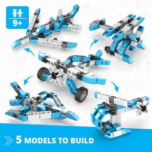 Inventor Mechanics Avión Acrobático +5 modelos IN11 ENGINO