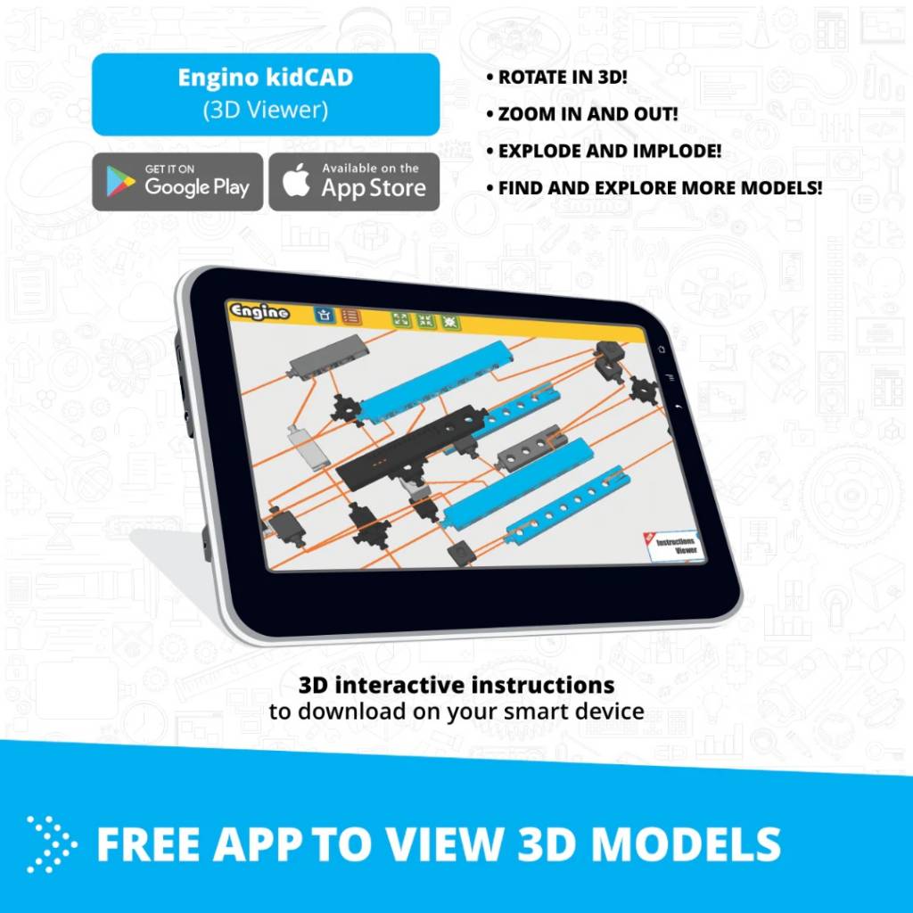 Juego de armar Inventor Mechanics Camión +5 modelos IN21 ENGINO