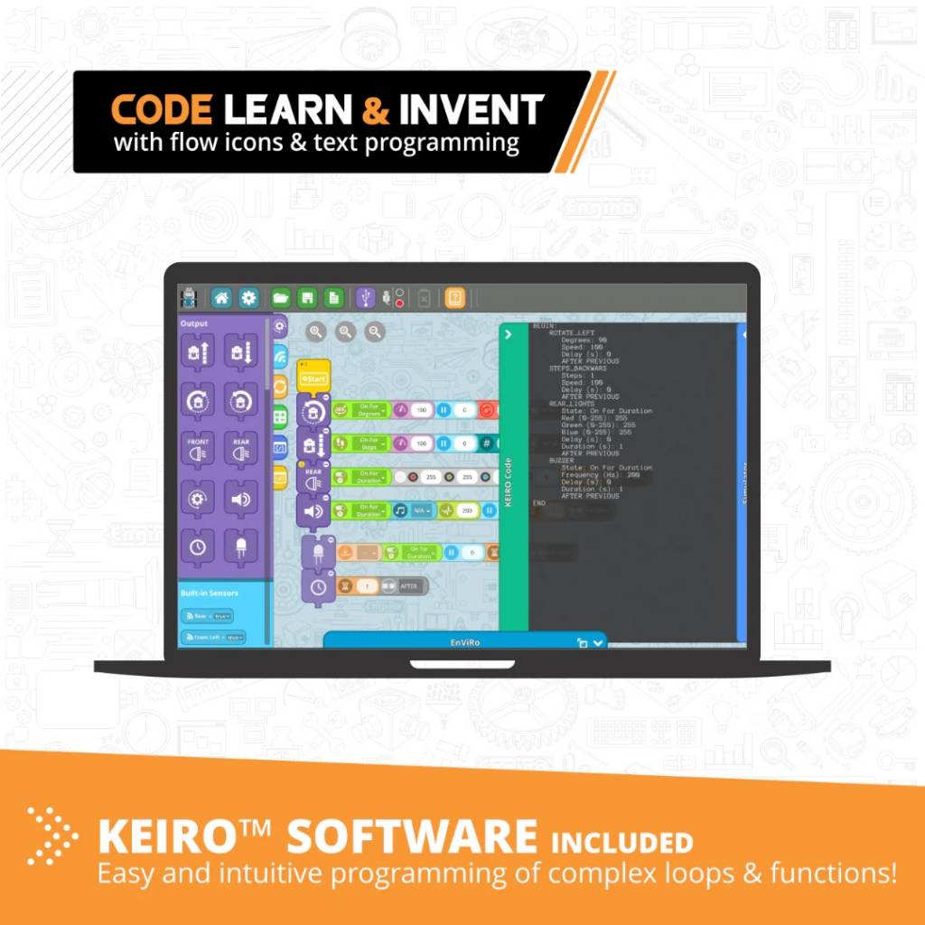 Juego de Armar Coding Lab – Ginobot Programable con App