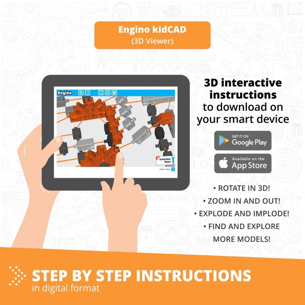 Juego de Armar Coding Lab – Ginobot Programable con App