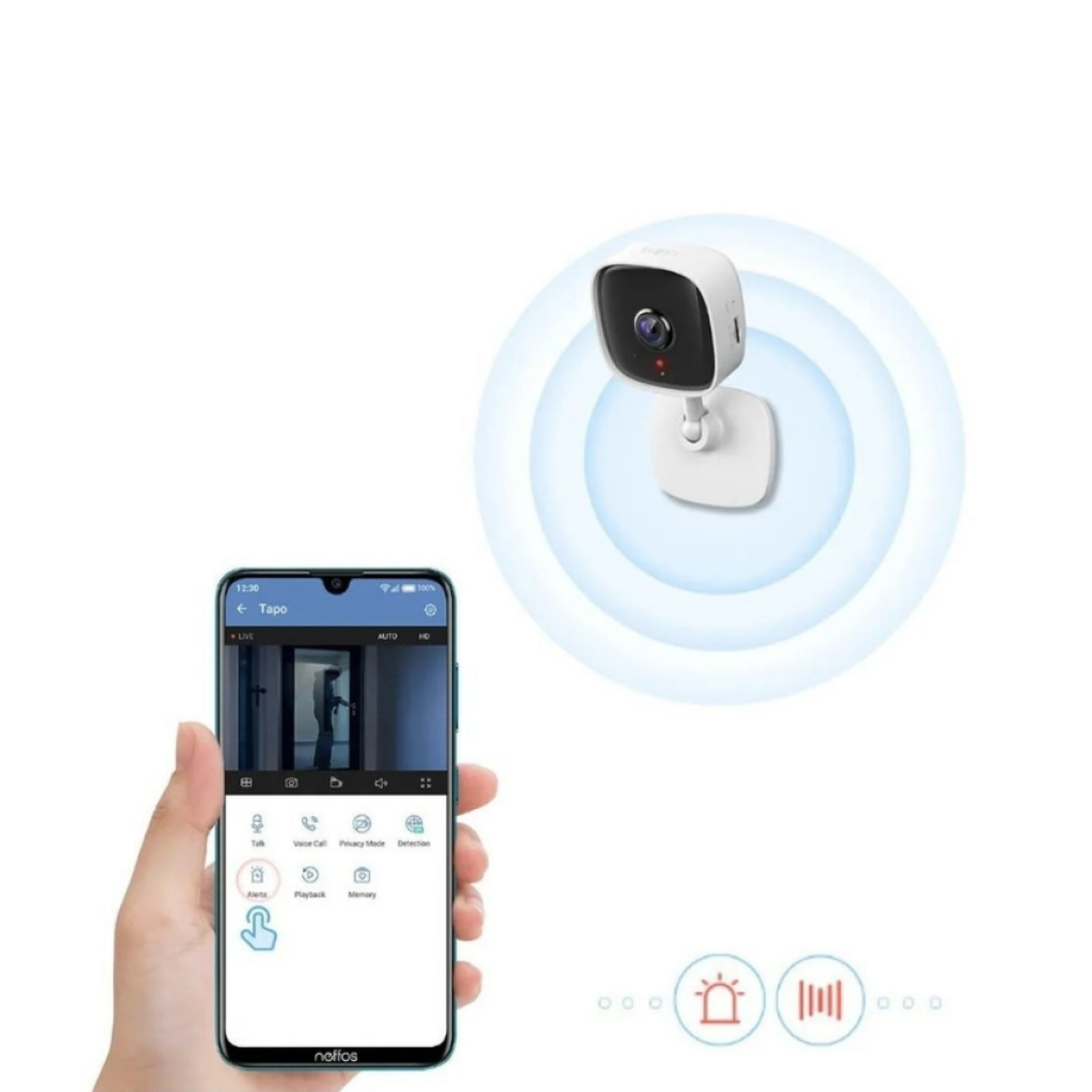 Cámara Wi-Fi TAPO C110 2K Inalámbrica Visión Nocturna TP-LINK