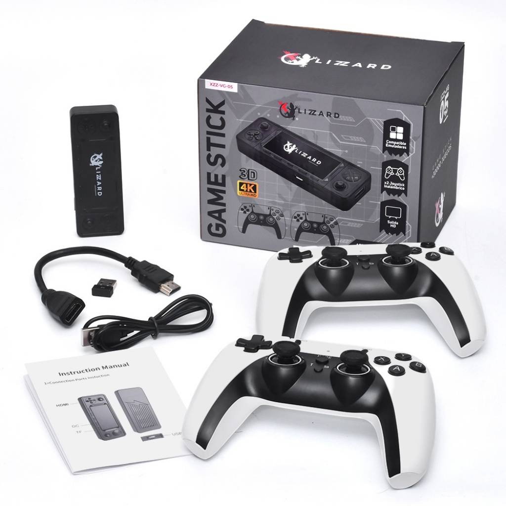 Consola Game Stick para TV Apto para +30.000 Juegos X-Lizzard
