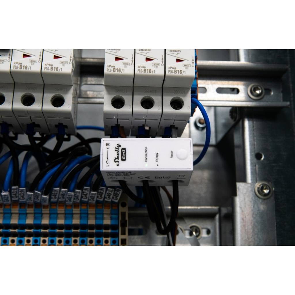 Medidor Trifásico Shelly 3EM-63 Gen3 Wi-Fi