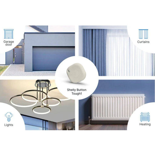 Control Smart Shelly BLU Ivory Botón Inteligente 1 Canal Bluetooth