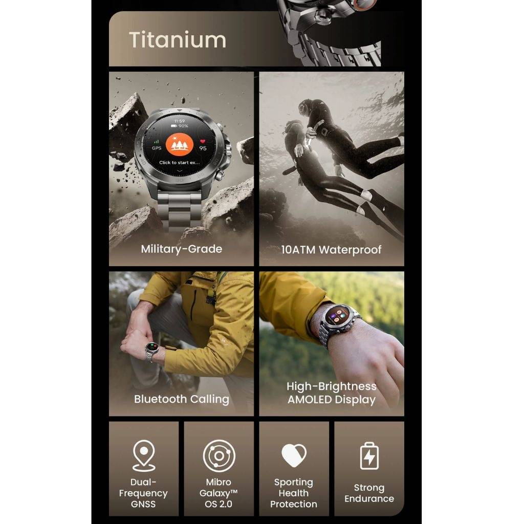 Mibro GS Explorer S Titanium de XIAOMI