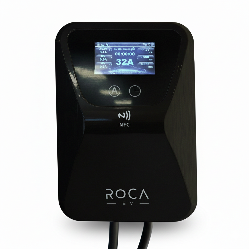 Cargador Wallbox para Vehículos Eléctricos RC-EV-01 7KW Roca