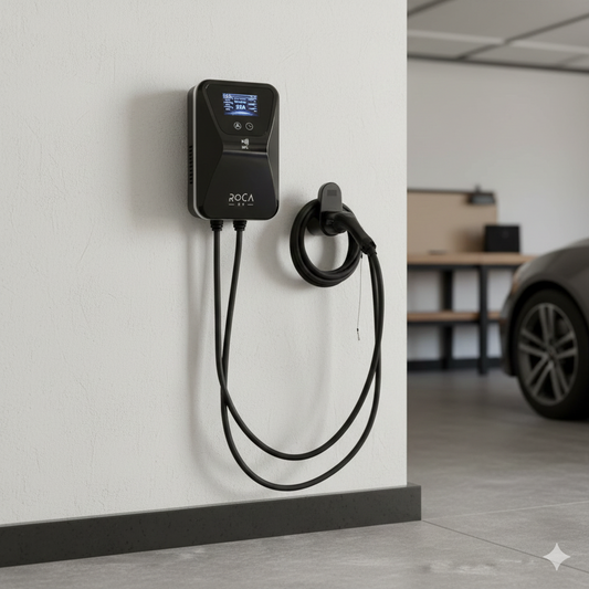 Cargador Wallbox para Vehículos Eléctricos RC-EV-01 7KW Roca