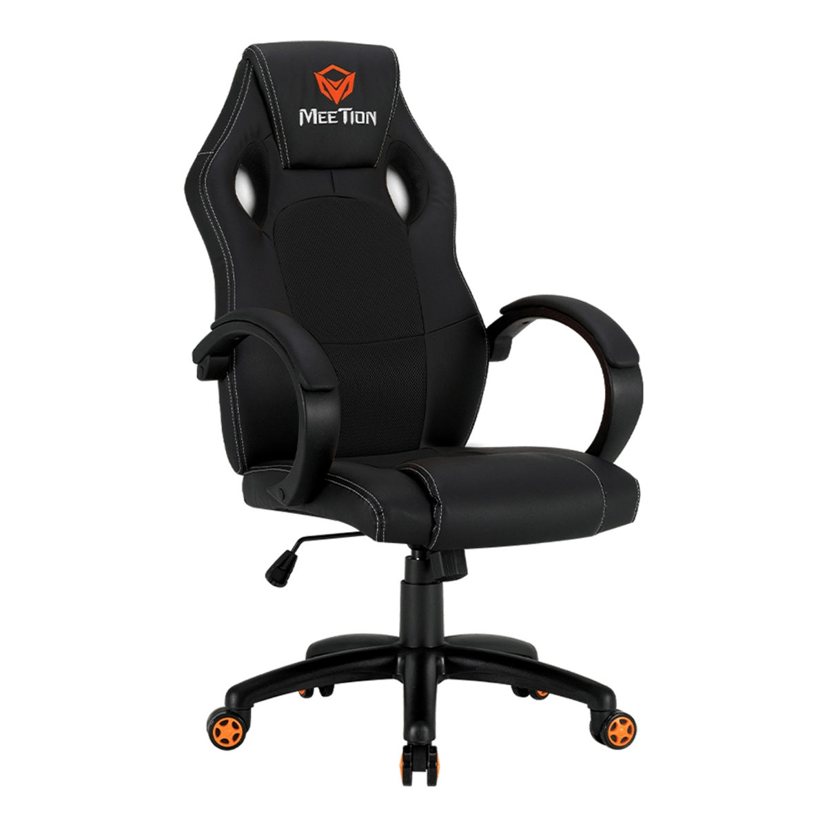 SILLA GAMER MEETION CHR04 NARANJA/NEGRO
