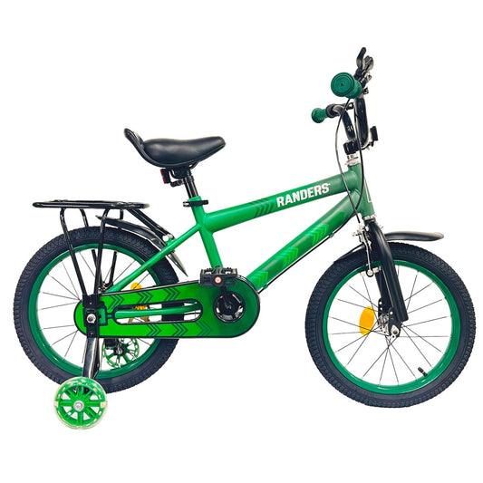 Bicicleta Rodado 16 con rueditas y parrilla de 4 a 7 años
