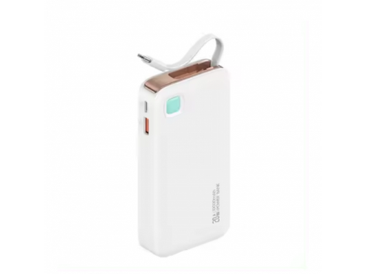 Power Bank CD224 USAMS 10.000mAh Cable Retráctil Tipo C