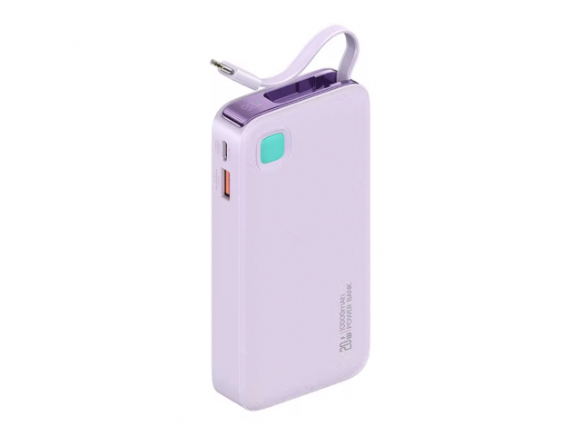 Power Bank CD224 USAMS 10.000mAh Cable Retráctil Tipo C