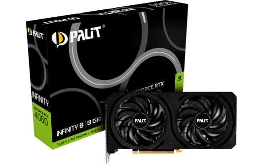 Tarjeta Video Palit RTX 4060 Infinity 2 8GB