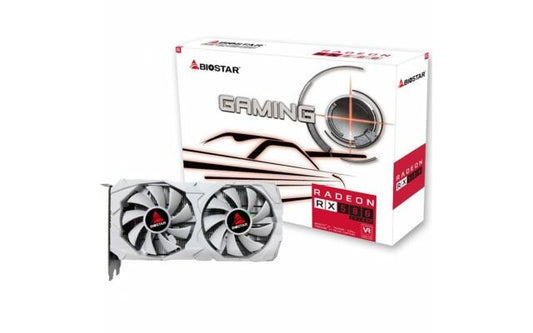 Tarjeta Video Biostar RX580 8GB DDR5 blanca