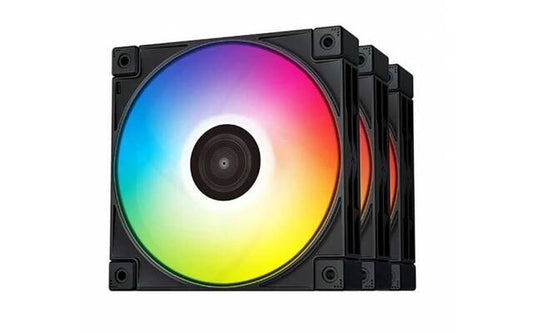 Fan Cooler Deepcool FC120 ARGB Negro 3 en 1